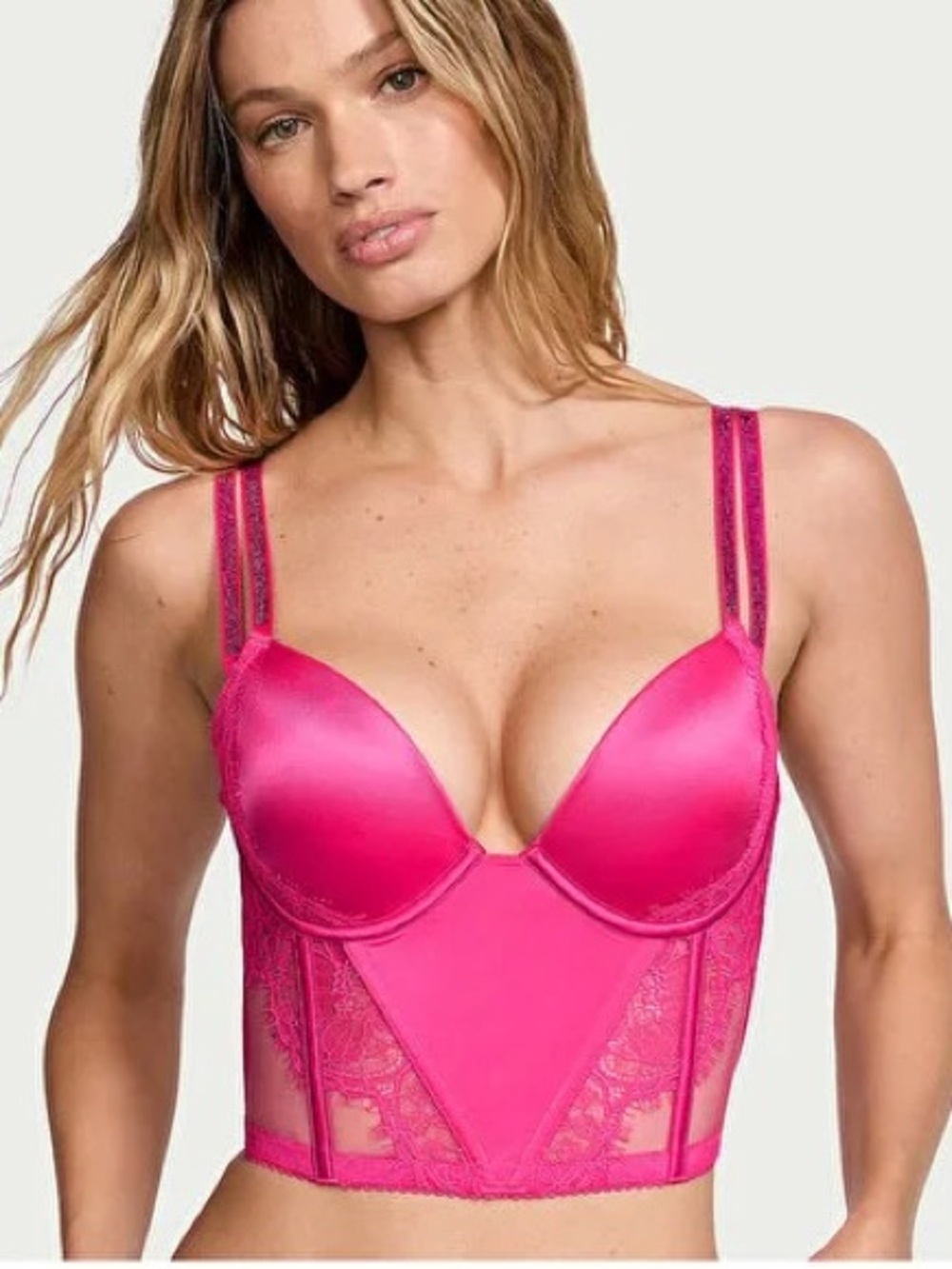 Victoria's Secret Forever Pink Double Shine Strap 36D